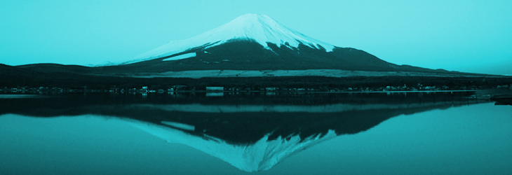 山中湖からの富士山 山中湖からの富士山